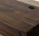 International Furniture Direct Dark Mezquite Stained Dark Desk-3