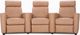 Jaymar 3 Piece Sunset Chamois Gr. 40 Home Theater Sectional-0