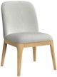 Elements International Rosalie Gray/Natural Dining Side Chair-0