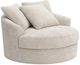 Signature Design by Ashley® Cuddle Plush Arctic Swivel Accent Chair-0