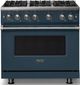 Viking® 5 Series 36" Squall Pro Style Gas (NG) Range with Polished Chrome Trim-0