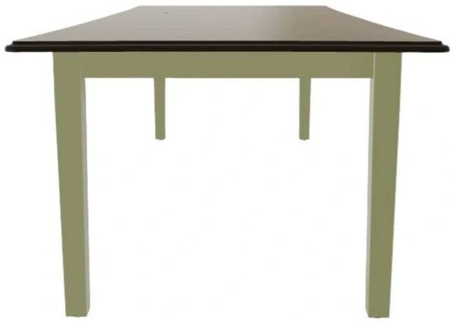 Mavin Customizable 42" x 72" Concave Extendable Dining Table with 2 Leaves-2