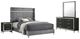 Coaster® Lucia 4-Piece Black/Gray Eastern King Bedroom Set-0