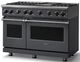 Viking® 7 Series 48" Cast Black Pro Style Liquid Propane Gas Range with 12" Reversible Griddle-3