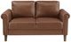 Homelegance® Hector Chocolate Loveseat-2