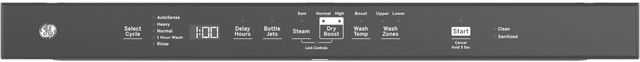 GE® ENERGY STAR® 24" Fingerprint Resistant Stainless Steel Top Control Built-In Dishwasher with Sanitize Cycle-4