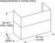 Thermador® 48" Stainless Steel Telescoping Duct Cover-1