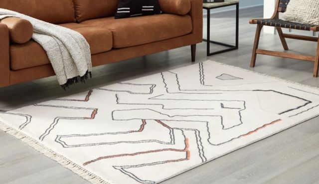 Signature Design by Ashley® Cadeworth Cream/Gray 8'x10' Large Area Rug-3