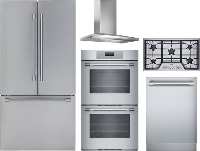 Thermador® 5 Piece Stainless Steel Kitchen Package 