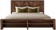 International Furniture Direct Praga Brown Eastern King Panel Bed-0