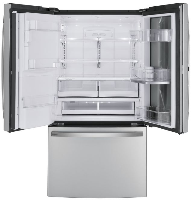 GE Profile™ 36 in. 27.7 Cu. Ft. Fingerprint Resistant Stainless Steel French Door Refrigerator-1