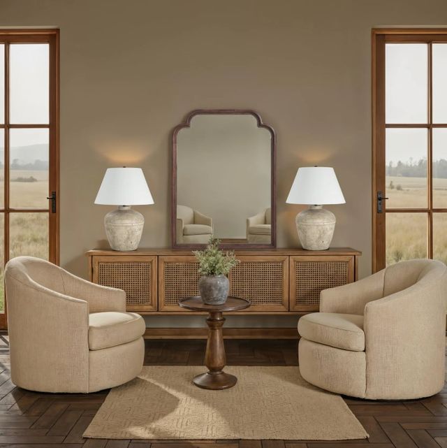 Renwil® Octavian Stained Walnut Accent Mirror-1