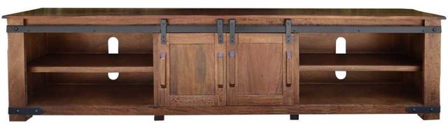 International Furniture Direct Parota Brown 93" TV Stand-3