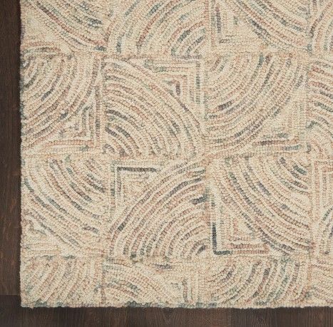 Nourison Home™ Interlock Ivory 5'x8' Style 1 Area Rug-3