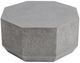 Classic Home Morse Dark Gray Concrete Outdoor Coffee Table-2