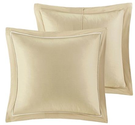 Olliix by Madison Park Dawn 9 Pieces Yellow Queen Cotton Percale Comforter Set-2