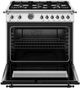 Bertazzoni Heritage Series 36" Fingerprint Resistant Stainless Steel Pro Style Dual Fuel Range-1