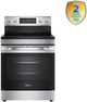 Midea® 30" Stainless Steel Freestanding Electric Range with Steam Cleaning-2