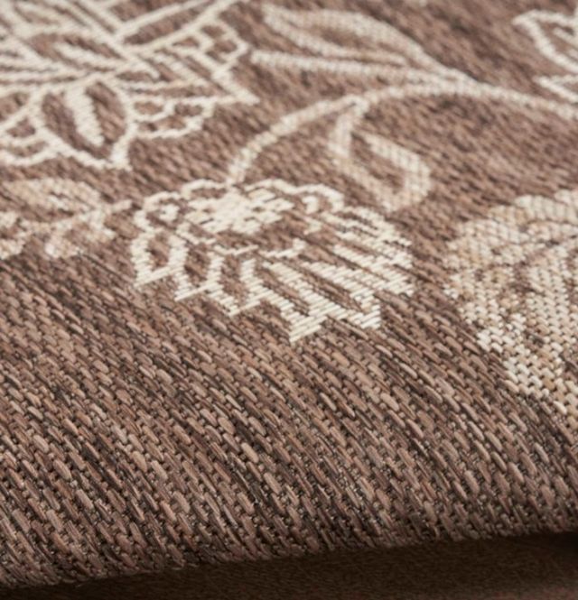 Nourison Home™ Garden Oasis Mocha 5'x7' Area Rug-4