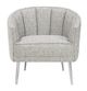 Allwood Furniture Group #135 Loredo Silver Tristen Accent Chair-0