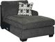 Signature Design by Ashley® Ballinasloe 3-Piece Smoke Right-Arm Facing Sectional and Chaise-4