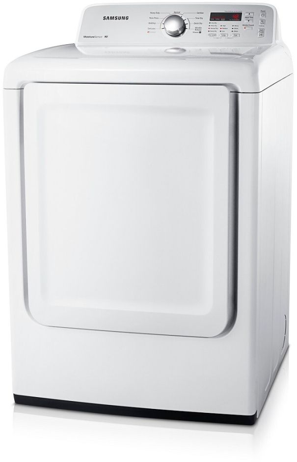 Samsung 7.2 Cu. Ft. White Front Load Electric Dryer-4