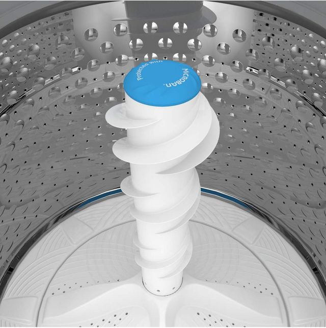 GE Profile™ 4.9 Cu. Ft. White Agitator Top Load Washer-5
