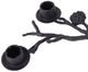 A & B Home Black Candle Holder-1