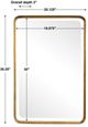 Uttermost® Crofton Antique Gold Vanity Mirror-4