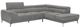 Mazin Furniture Medora 2-Piece Gray Right-Arm Facing Sofa Sectional and Chaise-0