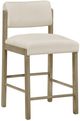 Coaster® Hamlyn 5-Piece Cream/Natural Oak Counter Dining Set-5