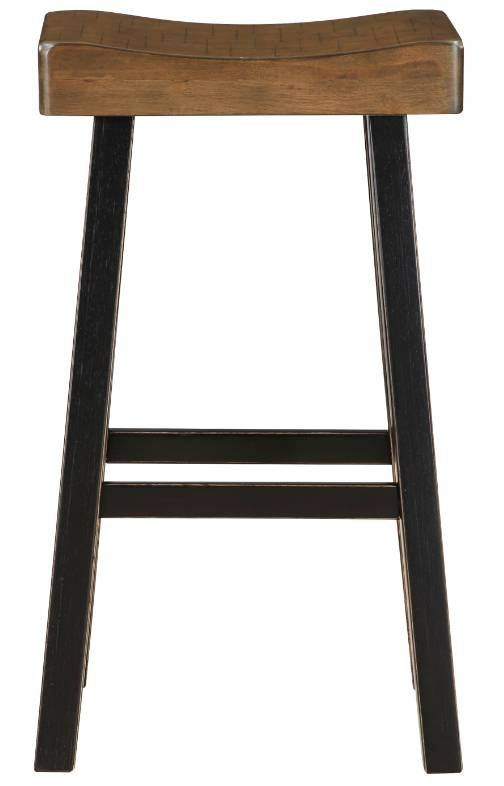 Homelegance® Caspian Black/Brown Pub Height Stool-3