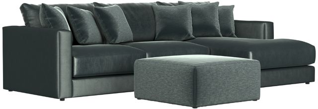 Jackson Furniture Remington 4-Piece Pine Right Arm Facing Chaise Sectional with Ottoman-0