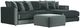 Jackson Furniture Remington 4-Piece Pine Right Arm Facing Chaise Sectional with Ottoman-0