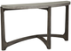 Liberty Furniture Cascade Wire Brush Rustic Brown Sofa Table with Concrete Top-3