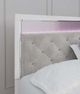 Signature Design by Ashley® Altyra Beige/White King/California King Upholstered Panel Headboard-2