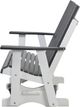 Nature's Best Furniture Customizable Contemporary 4' Polyethylene Outdoor Glider Bench-2