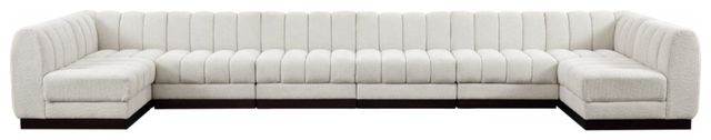 Meridian Furniture Quinn 8-Piece Cream Modular Sectional-1