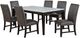Coaster® Averill 7-Piece Dark Gray/White Dining Table Set-0