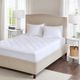 Olliix by Sleep Philosophy White Twin Serenity 3M Scotchgard Waterproof Mattress Pad-0