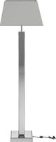Coaster® Carmen Silver Geometric Base Floor Lamp-1