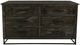 International Furniture Direct Teak Stained Dark Dresser-4