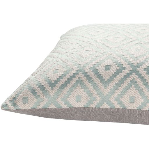 Surya Kanga Mint 20"x20" Toss Pillow with Down Insert-1
