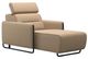 Stressless® by Ekornes® Customizable Emily Steel Long Seat Chaise Sofa with Steel Trim and Legs-0
