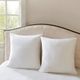 Olliix by Madison Park Signature White Cotton Sateen Euro Pillow-1