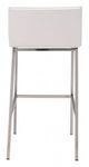 Zuo® Marina White Bar Stool-3