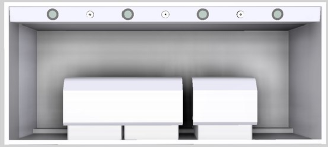 Vent-A-Hood® Designer Series 54" White Wall Mounted Range Hood-3