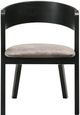 Armen Living Cirque Jackie 5-Piece Black Dining Set-4