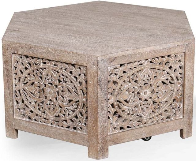 Parker House® Crossings Eden Toasted Tumbleweed Cocktail Table-1