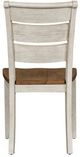 Liberty Furniture Farmhouse Reimagined Antique White/Chestnut Ladder Back Side Chair-3